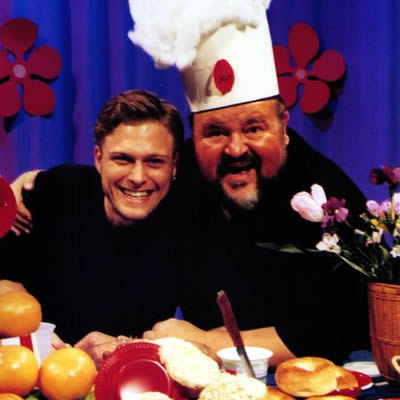 me and Dom Demuise 1997