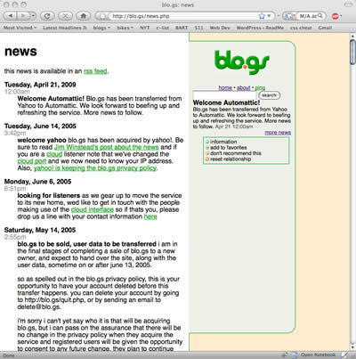 blo.gs website